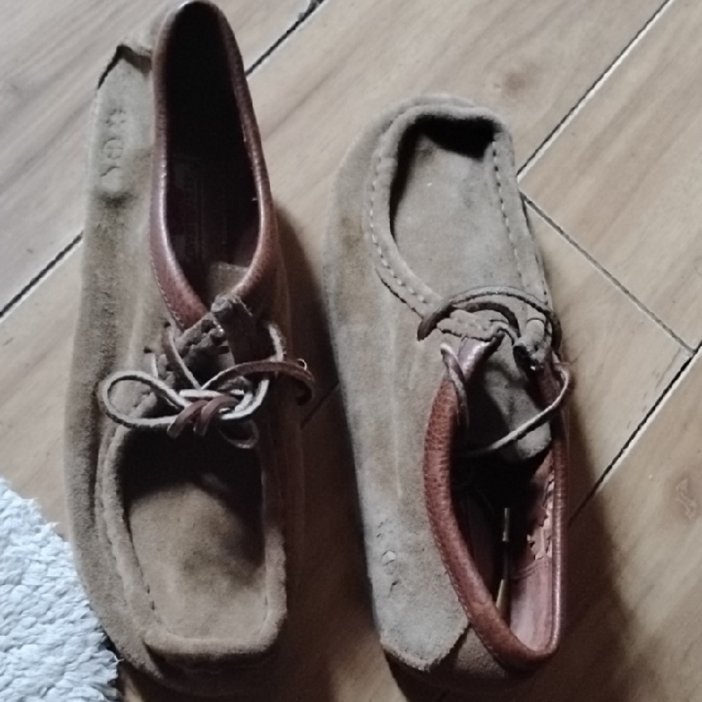 #FREE Lucky Brand Brown Loafers Slip-Ons#used Condition